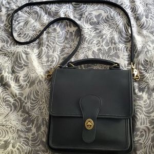 Black vintage coach bag